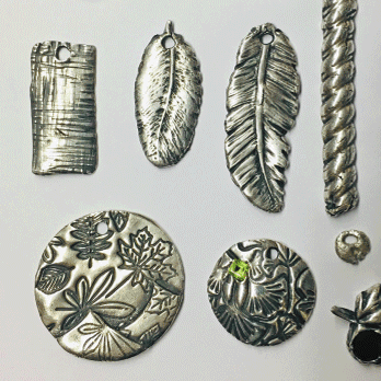 first silver clay pieces, I took the plunge into silver cla…